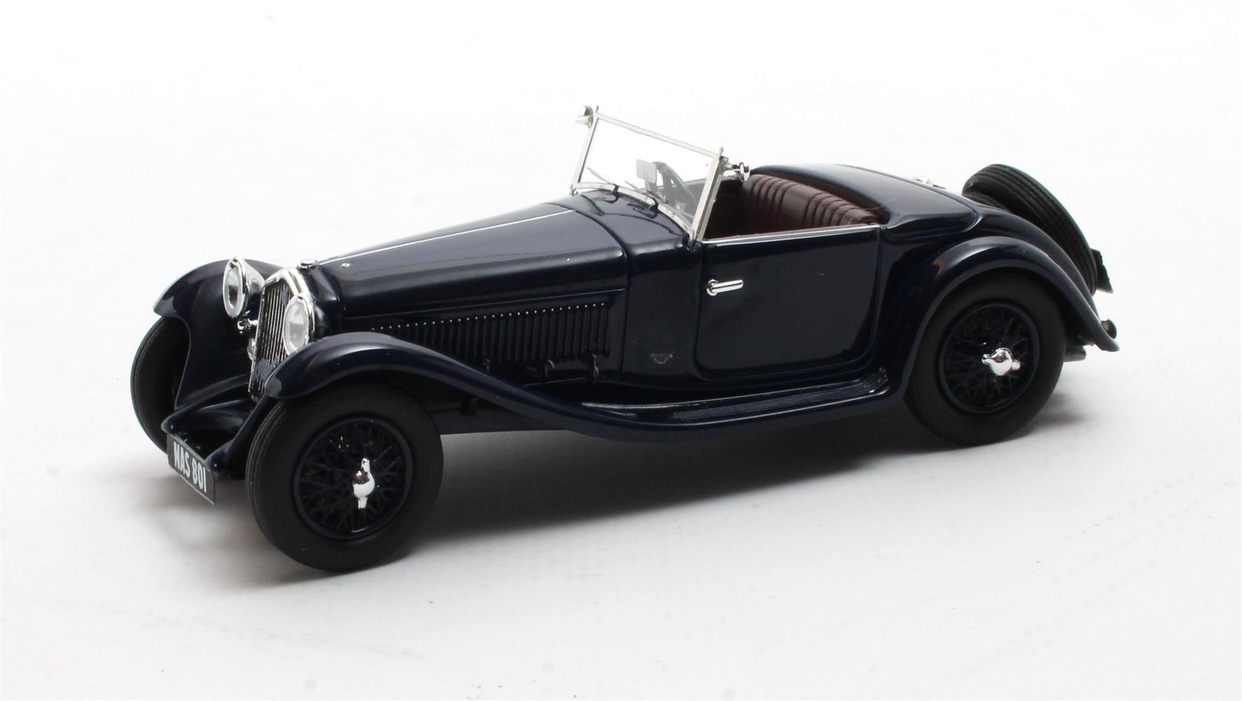 Alfa Romeo 6C 1750 SC Figoni 1932 Blauw - 1:43